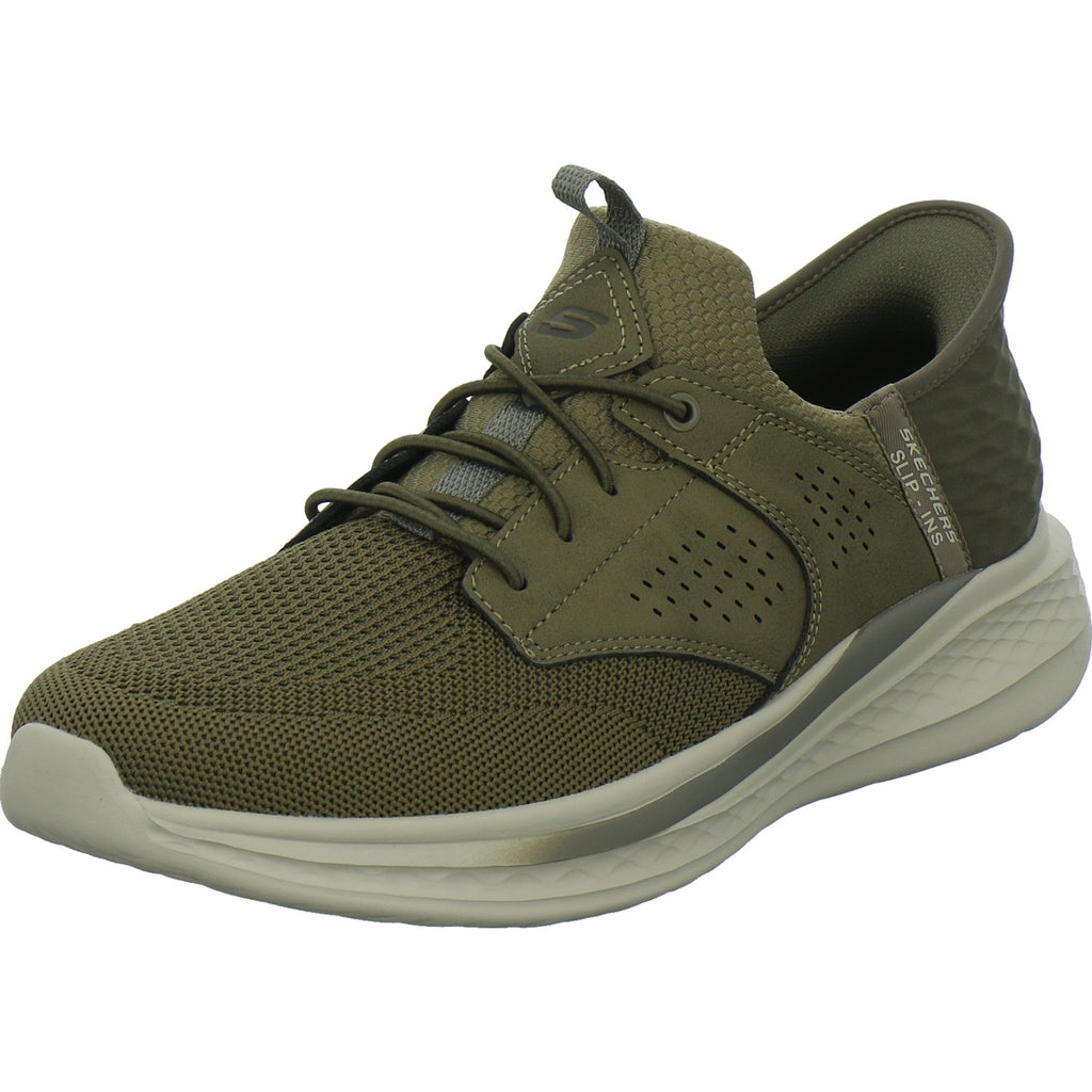 Skechers Sneaker Herren Slip Ins Relaxed oliv