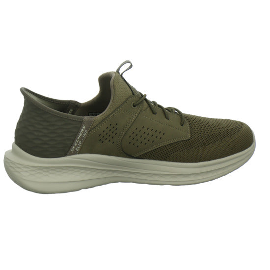 Skechers Sneaker Herren Slip Ins Relaxed oliv
