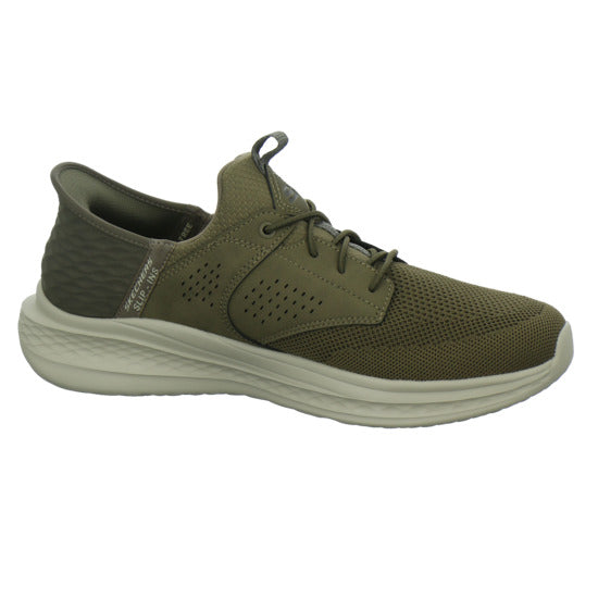 Skechers Sneaker Herren Slip Ins Relaxed oliv
