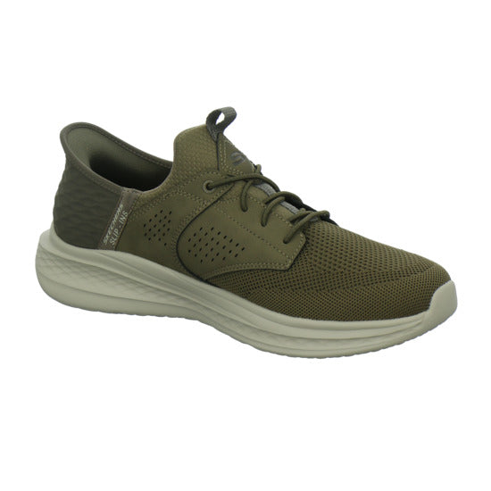 Skechers Sneaker Herren Slip Ins Relaxed oliv