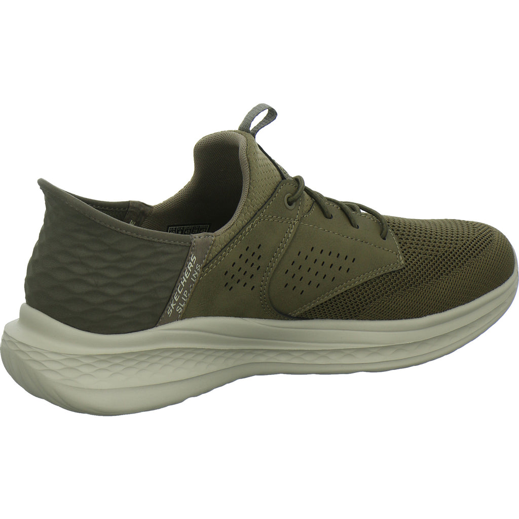 Skechers Sneaker Herren Slip Ins Relaxed oliv
