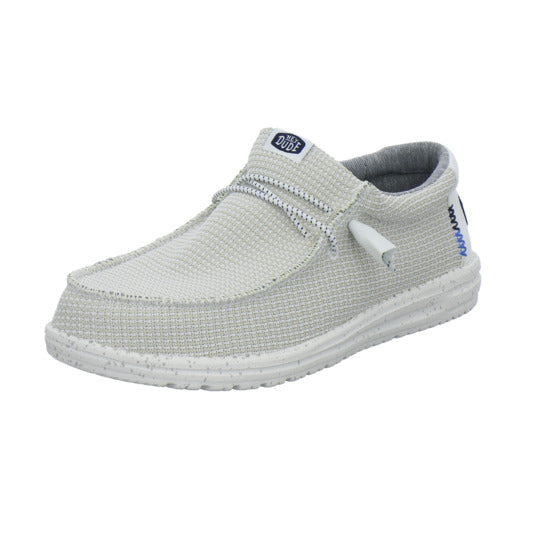 Hey Dude Wally Sport Schnürhalbschuhe Beige - 360° Ansicht