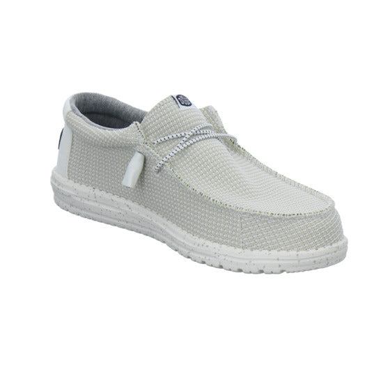 Hey Dude Wally Sport Schnürhalbschuhe Beige - 360° Ansicht