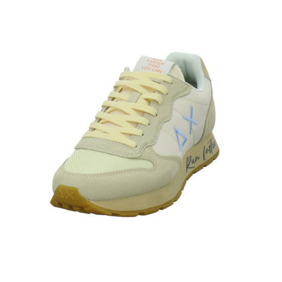 SUN68 Tom Vintage Schnürhalbschuhe Beige - 360° Ansicht