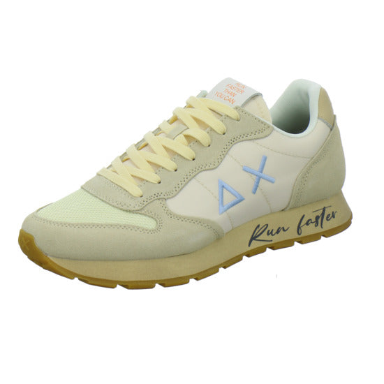 SUN68 Tom Vintage Schnürhalbschuhe Beige - 360° Ansicht