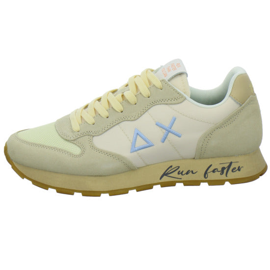 SUN68 Tom Vintage Schnürhalbschuhe Beige - 360° Ansicht