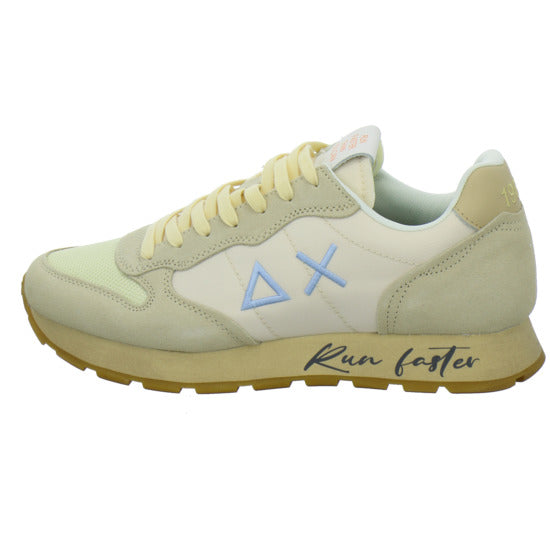 SUN68 Tom Vintage Schnürhalbschuhe Beige - 360° Ansicht