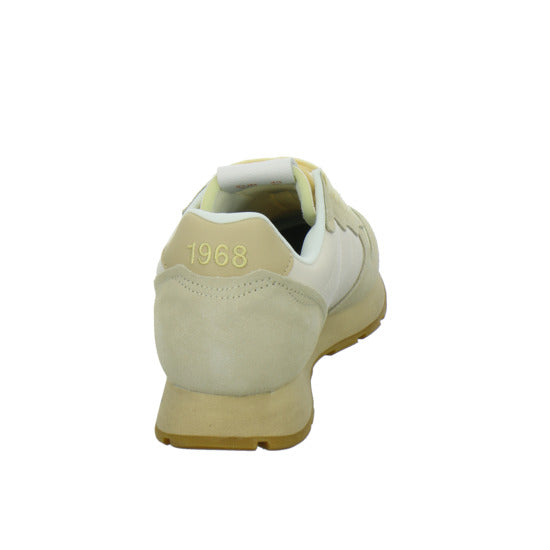 SUN68 Tom Vintage Schnürhalbschuhe Beige - 360° Ansicht