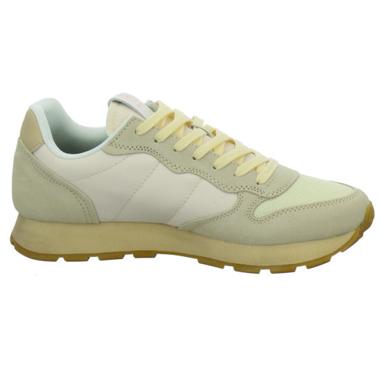 SUN68 Tom Vintage Schnürhalbschuhe Beige - 360° Ansicht