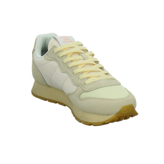SUN68 Tom Vintage Schnürhalbschuhe Beige - 360° Ansicht