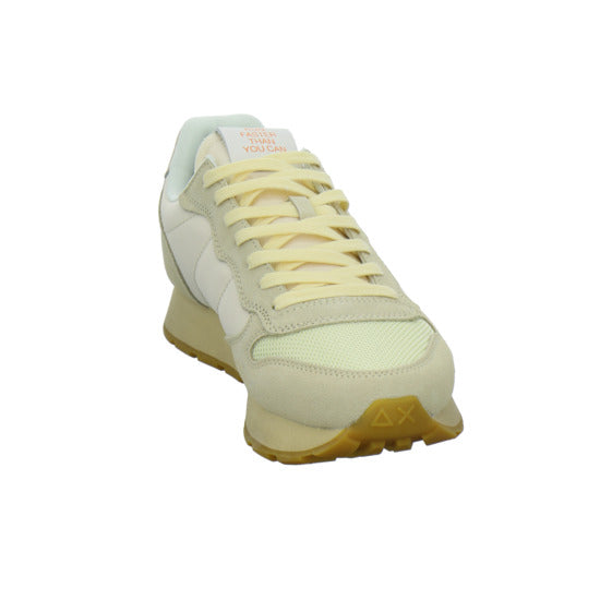 SUN68 Tom Vintage Schnürhalbschuhe Beige - 360° Ansicht