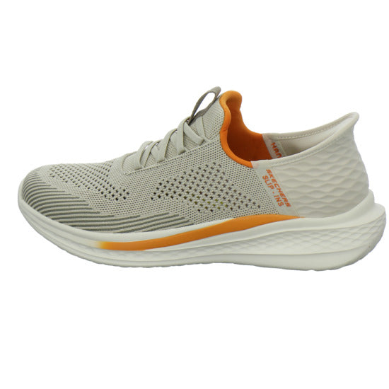Skechers SLIP INS SLADE Schnürhalbschuhe Beige - 360° Ansicht