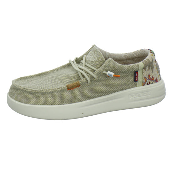 Fusion Schnürhalbschuhe Beige