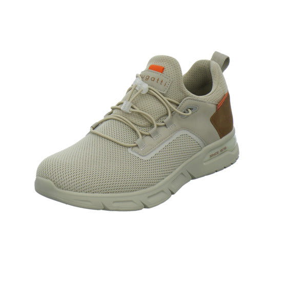 Bugatti Classic Nubola NOS Schnürhalbschuhe Beige - 360° Ansicht