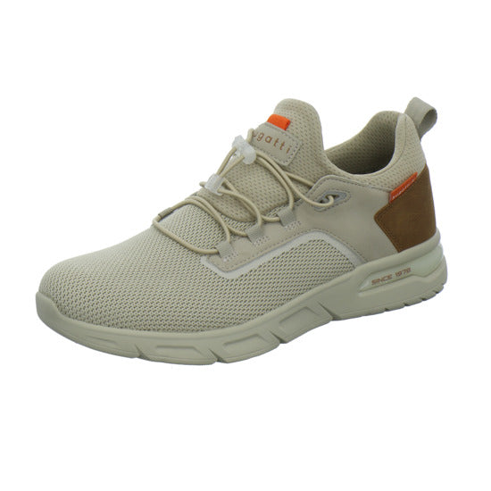 Bugatti Classic Nubola NOS Schnürhalbschuhe Beige - 360° Ansicht