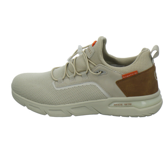 Bugatti Classic Nubola NOS Schnürhalbschuhe Beige - 360° Ansicht