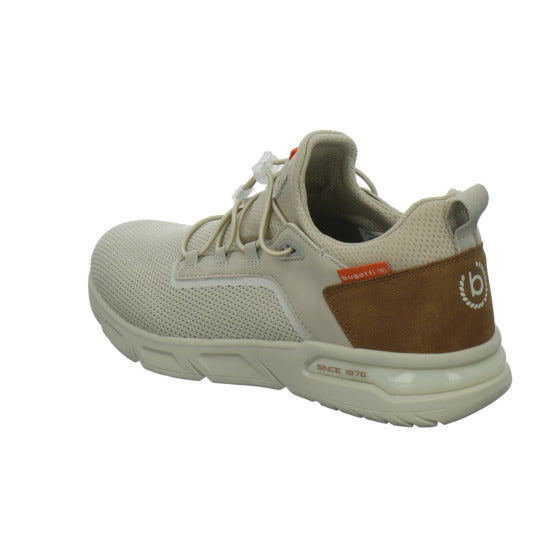 Bugatti Classic Nubola NOS Schnürhalbschuhe Beige - 360° Ansicht