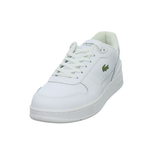 Lacoste T-Clip Schnürhalbschuhe Weiß - 360° Ansicht