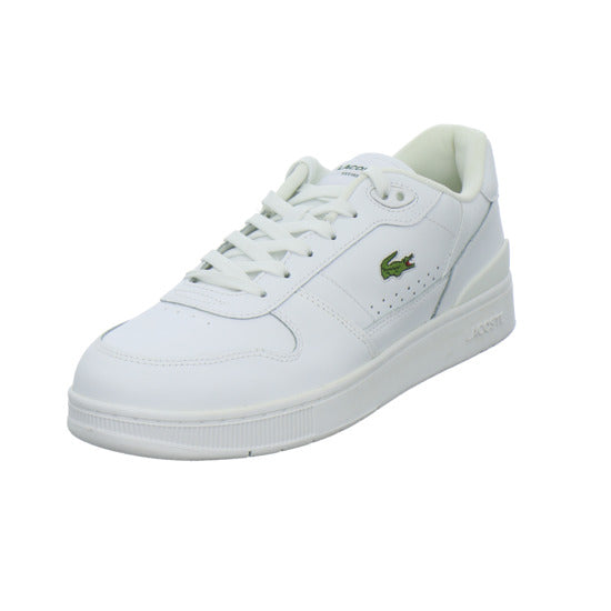 Lacoste T-Clip Schnürhalbschuhe Weiß - 360° Ansicht
