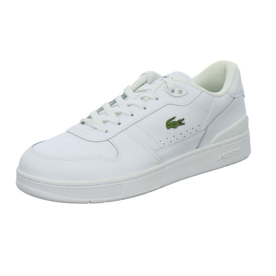 Lacoste T-Clip Schnürhalbschuhe Weiß - 360° Ansicht