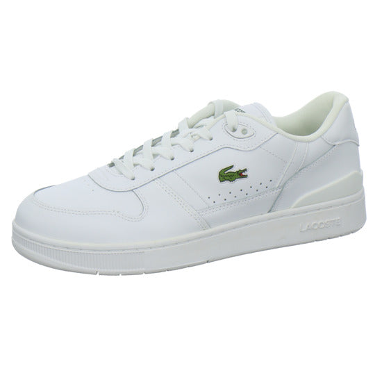Lacoste T-Clip Schnürhalbschuhe Weiß - 360° Ansicht