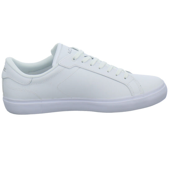 Lacoste Powercourt Schnürhalbschuhe Weiß - 360° Ansicht