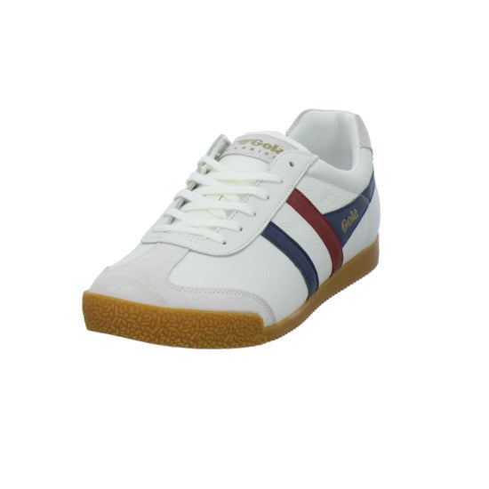 Gola Harrier Leather Schnürhalbschuhe Weiß-kombi - 360° Ansicht