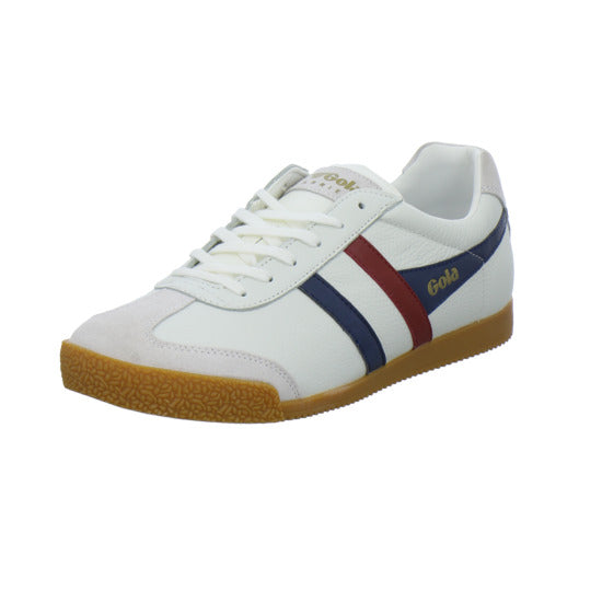 Gola Harrier Leather Schnürhalbschuhe Weiß-kombi - 360° Ansicht