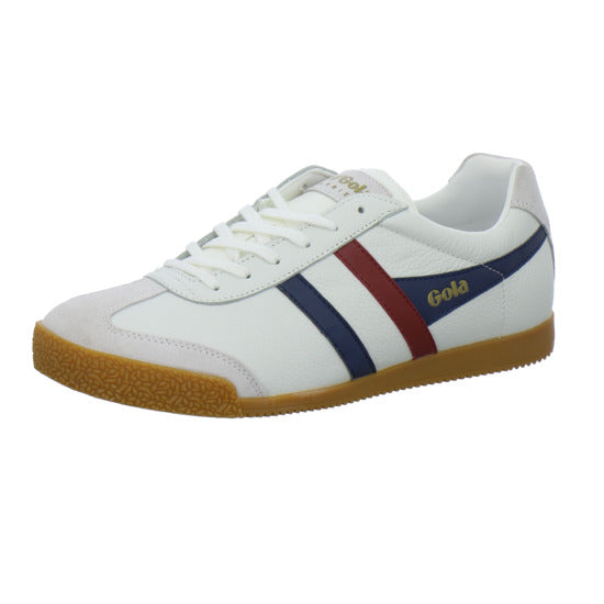 Gola Harrier Leather Schnürhalbschuhe Weiß-kombi - 360° Ansicht