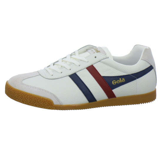 Gola Harrier Leather Schnürhalbschuhe Weiß-kombi - 360° Ansicht