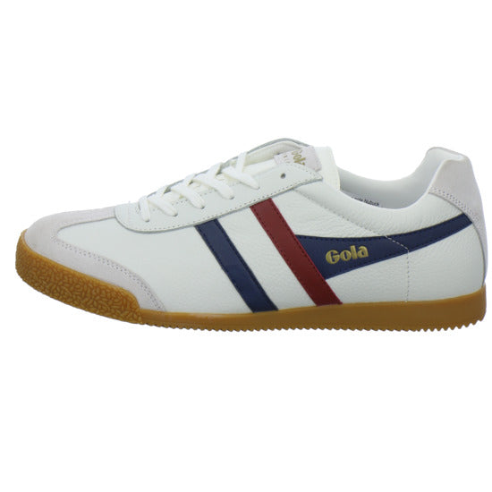 Gola Harrier Leather Schnürhalbschuhe Weiß-kombi - 360° Ansicht