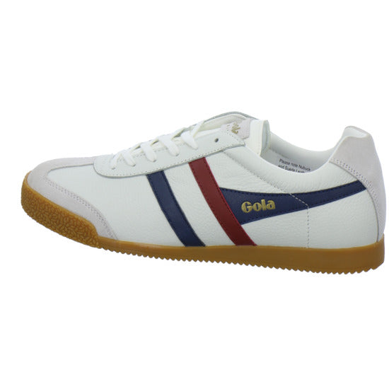 Gola Harrier Leather Schnürhalbschuhe Weiß-kombi - 360° Ansicht