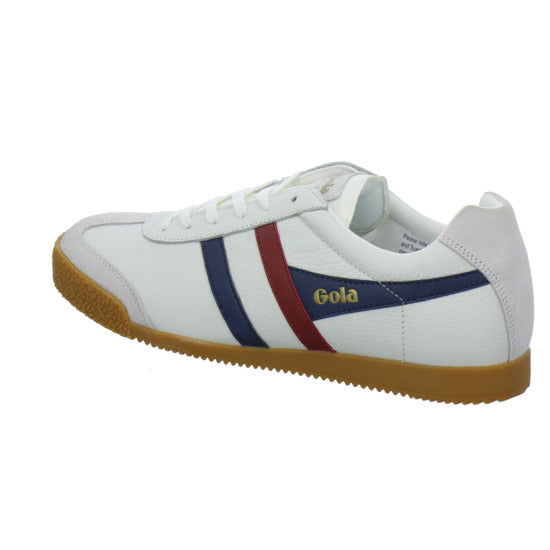 Gola Harrier Leather Schnürhalbschuhe Weiß-kombi - 360° Ansicht