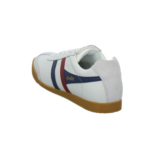 Gola Harrier Leather Schnürhalbschuhe Weiß-kombi - 360° Ansicht