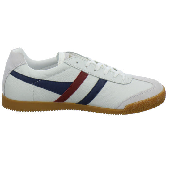 Gola Harrier Leather Schnürhalbschuhe Weiß-kombi - 360° Ansicht