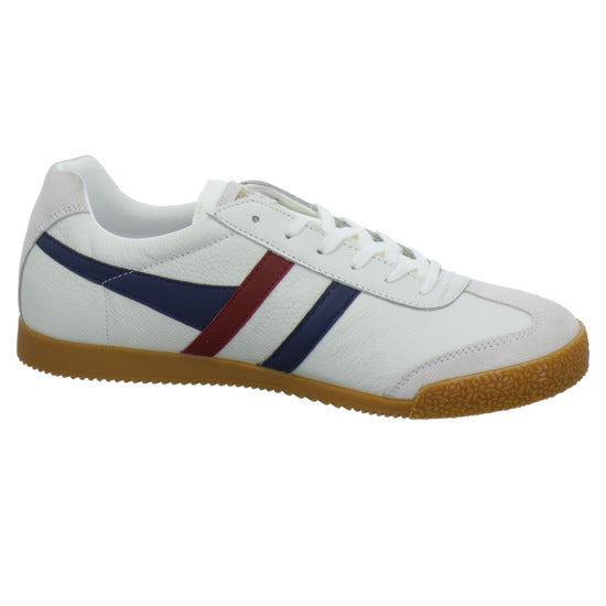 Gola Harrier Leather Schnürhalbschuhe Weiß-kombi - 360° Ansicht