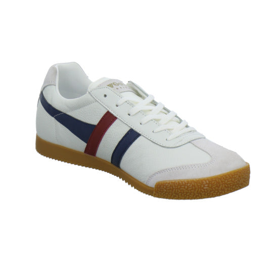 Gola Harrier Leather Schnürhalbschuhe Weiß-kombi - 360° Ansicht