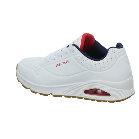 Skechers UNO Schnürhalbschuhe Weiß-kombi - 360° Ansicht