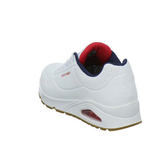 Skechers UNO Schnürhalbschuhe Weiß-kombi - 360° Ansicht
