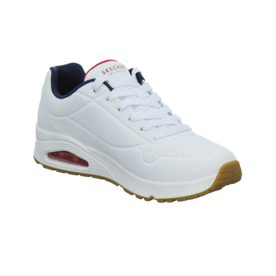 Skechers UNO Schnürhalbschuhe Weiß-kombi - 360° Ansicht