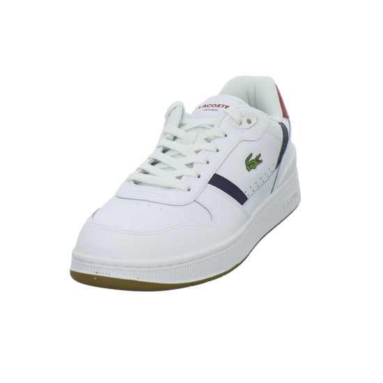 Lacoste T-Clip Schnürhalbschuhe Weiß-kombi - 360° Ansicht