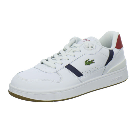 Lacoste T-Clip Schnürhalbschuhe Weiß-kombi - 360° Ansicht