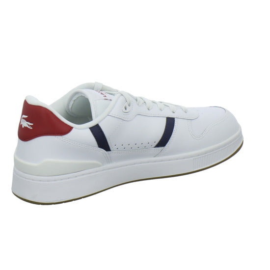 Lacoste T-Clip Schnürhalbschuhe Weiß-kombi - 360° Ansicht