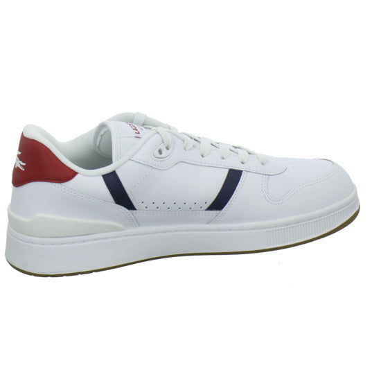 Lacoste T-Clip Schnürhalbschuhe Weiß-kombi - 360° Ansicht