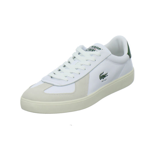 Lacoste Baseshot Schnürhalbschuhe Weiß-kombi - 360° Ansicht