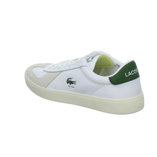 Lacoste Baseshot Schnürhalbschuhe Weiß-kombi - 360° Ansicht