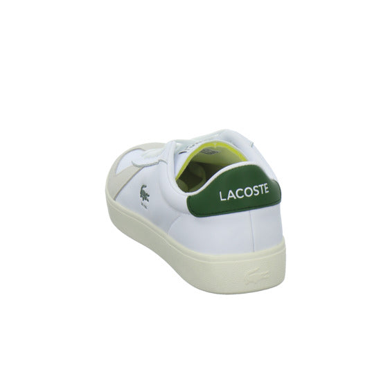 Lacoste Baseshot Schnürhalbschuhe Weiß-kombi - 360° Ansicht