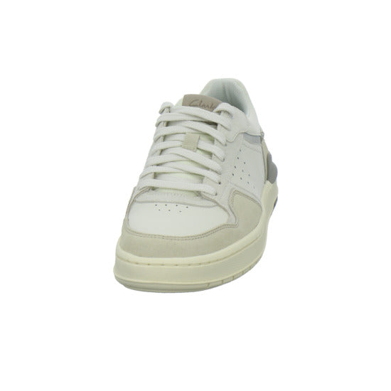Clarks Courtlite 2 Low Schnürhalbschuhe Weiß-kombi - 360° Ansicht