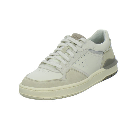 Clarks Courtlite 2 Low Schnürhalbschuhe Weiß-kombi - 360° Ansicht