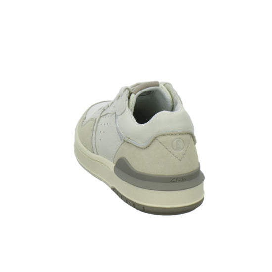 Clarks Courtlite 2 Low Schnürhalbschuhe Weiß-kombi - 360° Ansicht